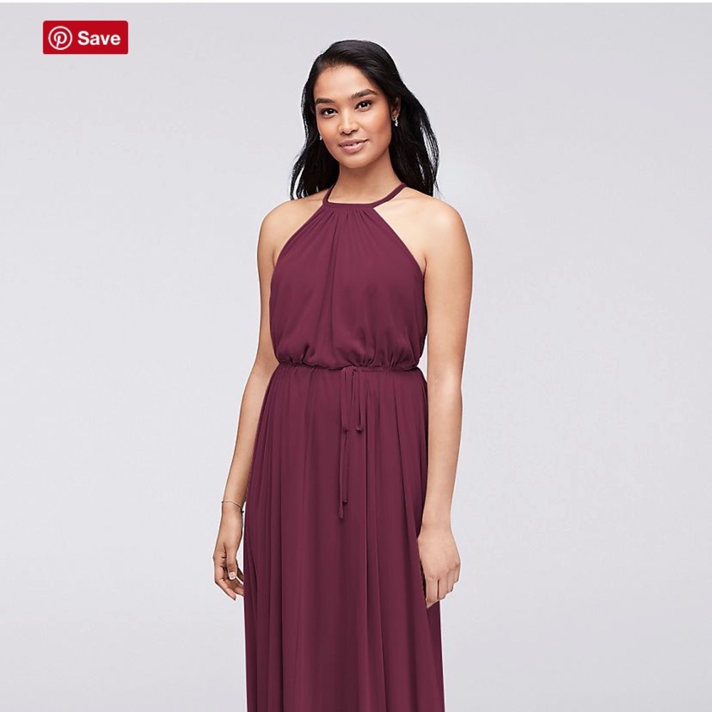 Wine Bridesmaid Formal dress NWT